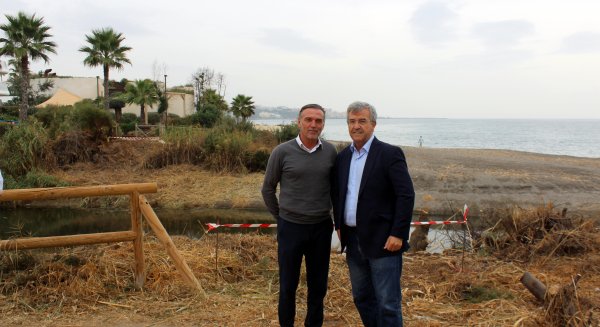La Mancomunidad presenta las obras del tramo de la Senda Litoral en Estepona