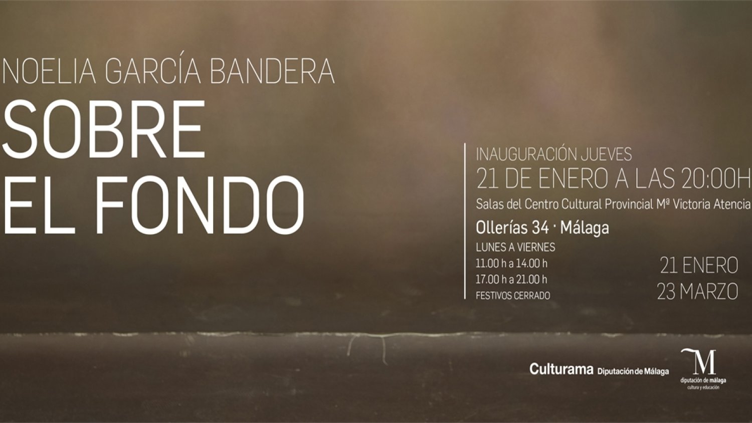 El Centro Cultural María Victoria Atencia exhibe 'Sobre el Fondo'