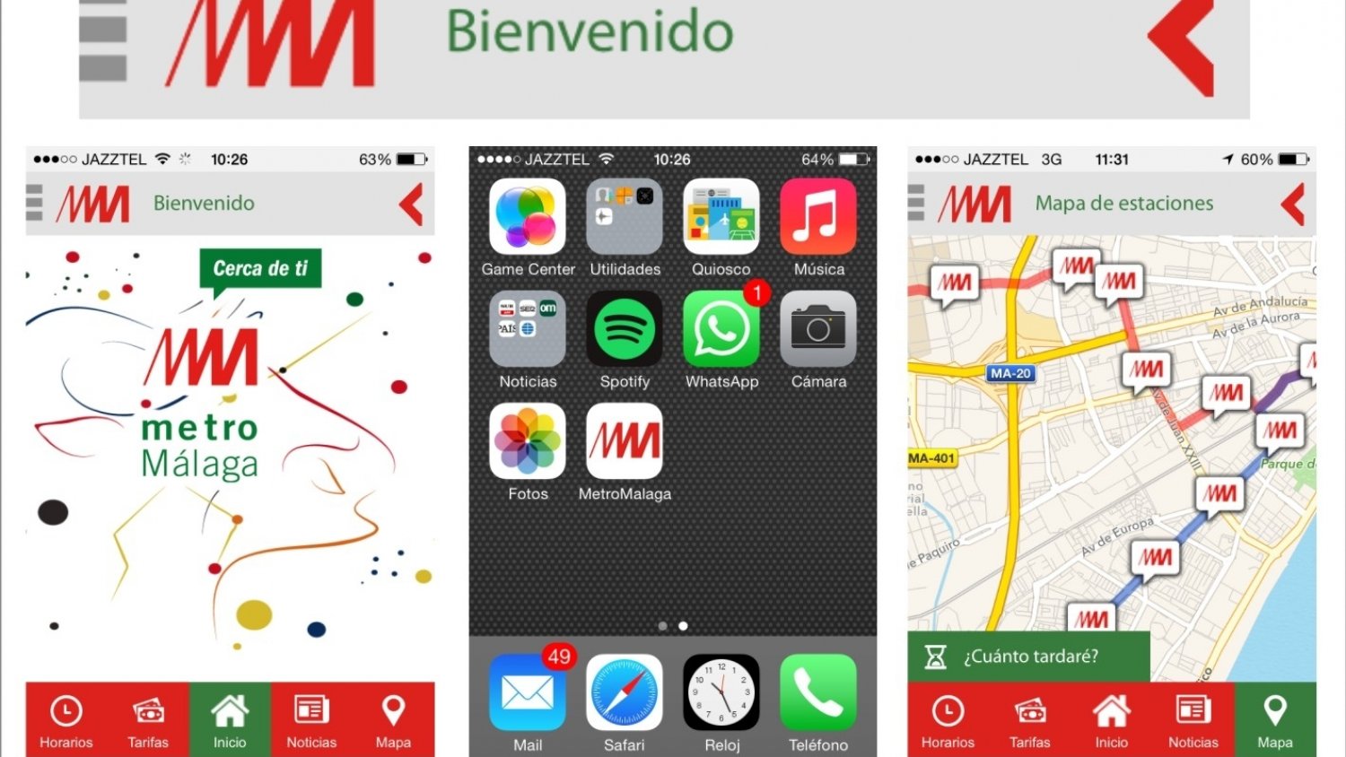 Metro de Málaga lanza una app para informar sobre horarios, tarifas y servicios especiales