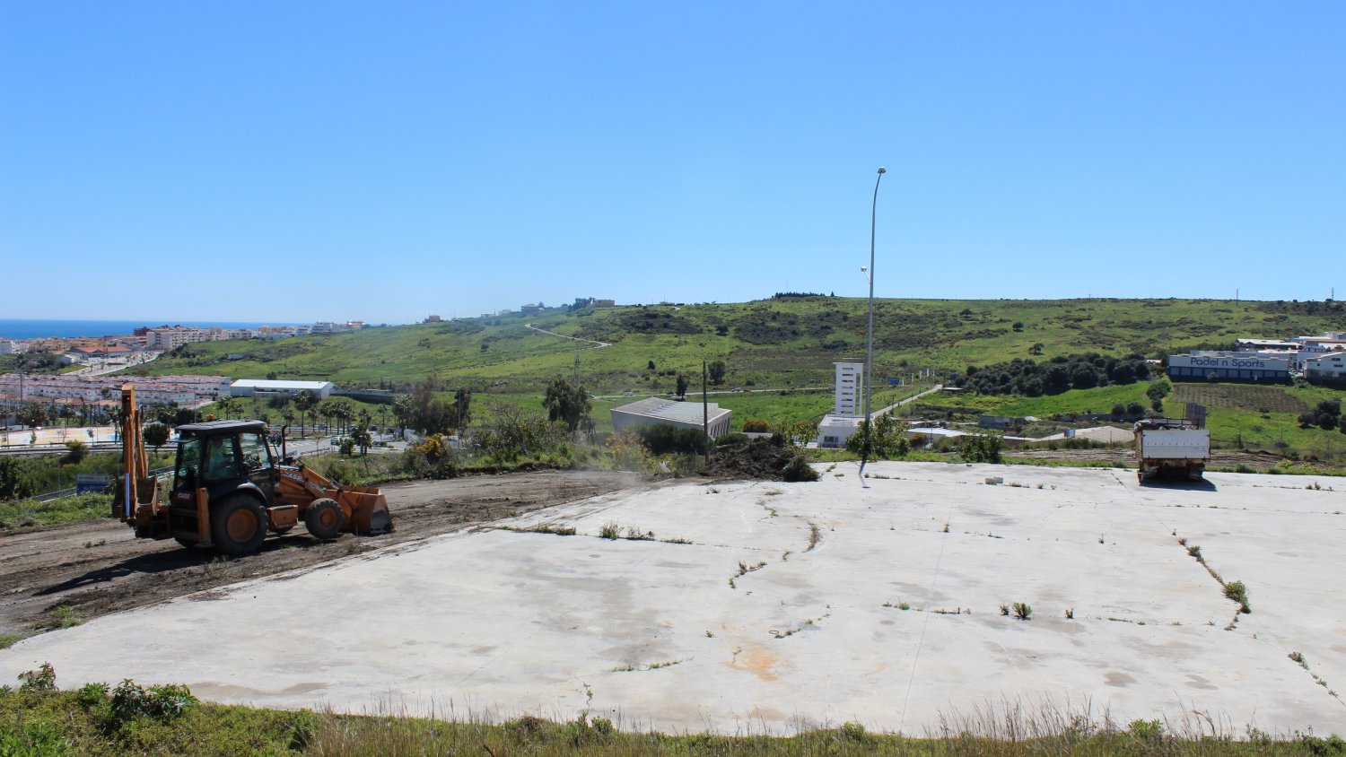 Estepona inicia las obras de construcción de una pista de Karting en la zona de Monterroso