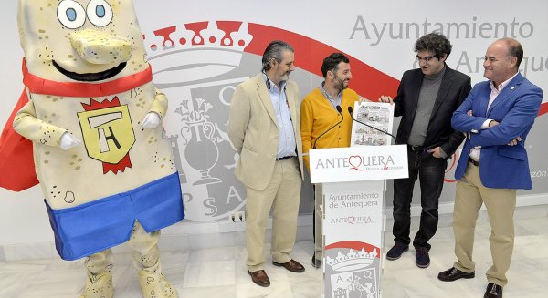 La candidatura del Sitio de los Dólmenes de Antequera ya tiene mascota y tebeo diseñados por Idígoras