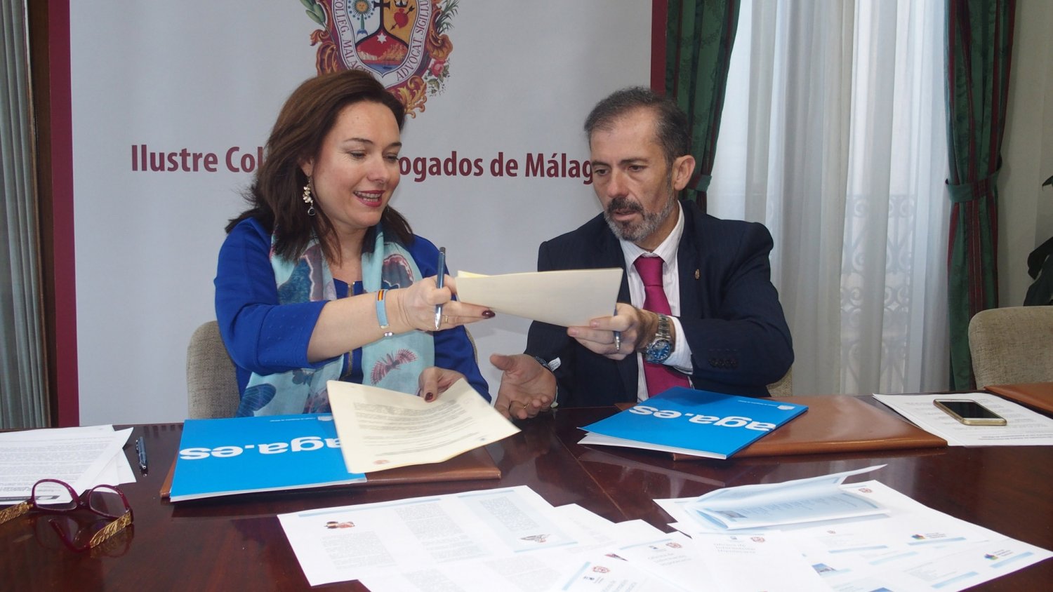 El Ayuntamiento y el Colegio de Abogados de Málaga firman un acuerdo para organizar jornadas sobre ejecuciones hipotecarias
