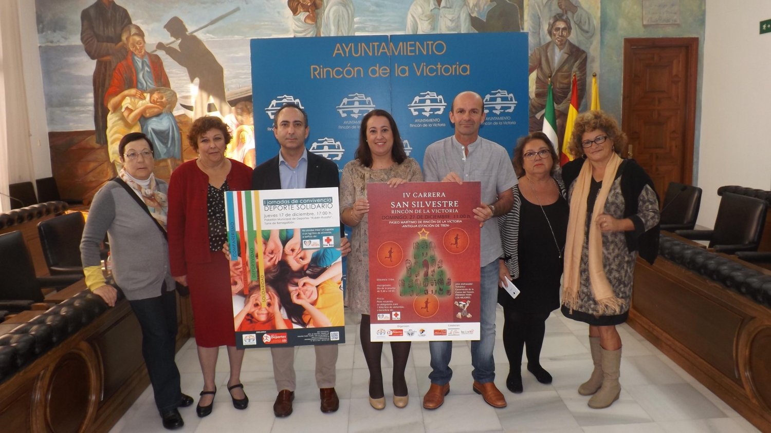 Rincón de la Victoria celebra la IV San Silvestre a beneficio de Cruz Roja y Rincón Contigo