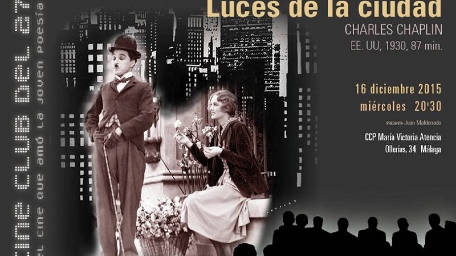 El Cineclub del 27 proyecta ‘Luces de la ciudad’ de Charles Chaplin
