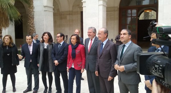 El ministro de Educación, Cultura y Deporte visita la sede del Museo de Málaga tras la remodelación integral del edificio