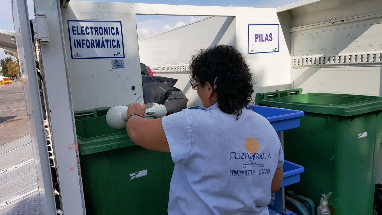 Fuengirola recoge este año 3.568 kilos de residuos con sus puntos limpios