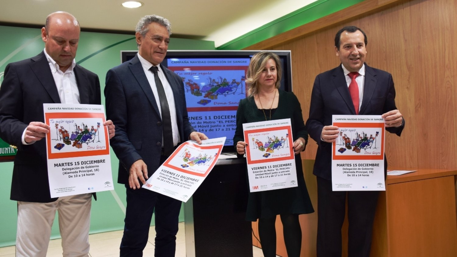 El Centro de Transfusión de Málaga inicia la campaña de navidad de donación de sangre