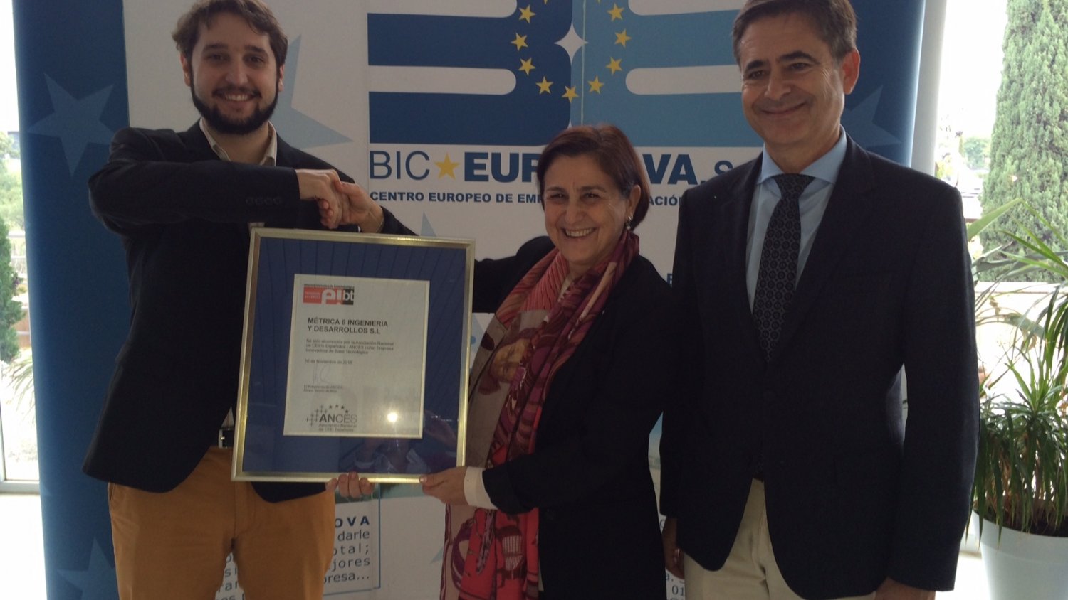 La empresa malagueña 'Métrica6' obtiene la marca EIBT que la distingue a nivel nacional