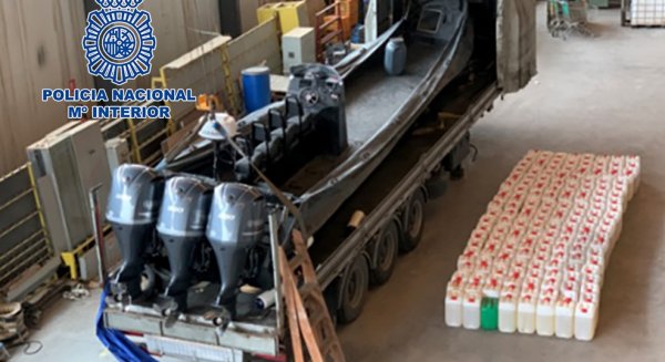Desarticulada una organización dedicada a la preparación de narcolanchas para importar hachís desde Marruecos