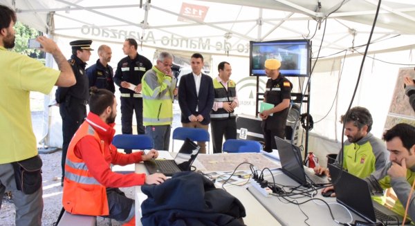 Realizan un simulacro de incendio forestal en Marbella para poner a prueba los mecanismos de coordinación y respuesta