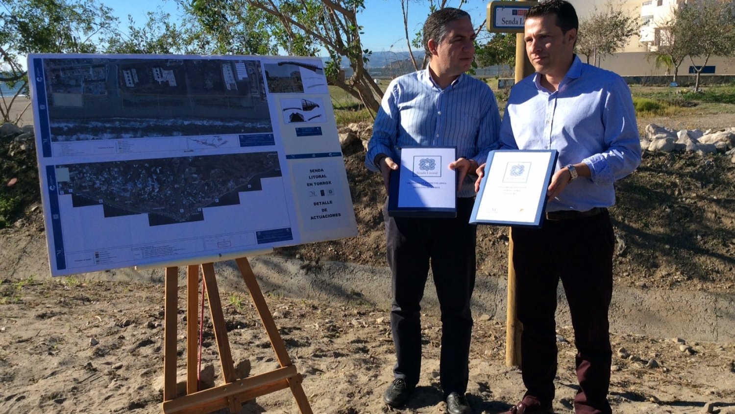 La Senda Litoral en Torrox conectará 9 kilómetros costeros tras una inversión de Diputación de 1,2 millones
