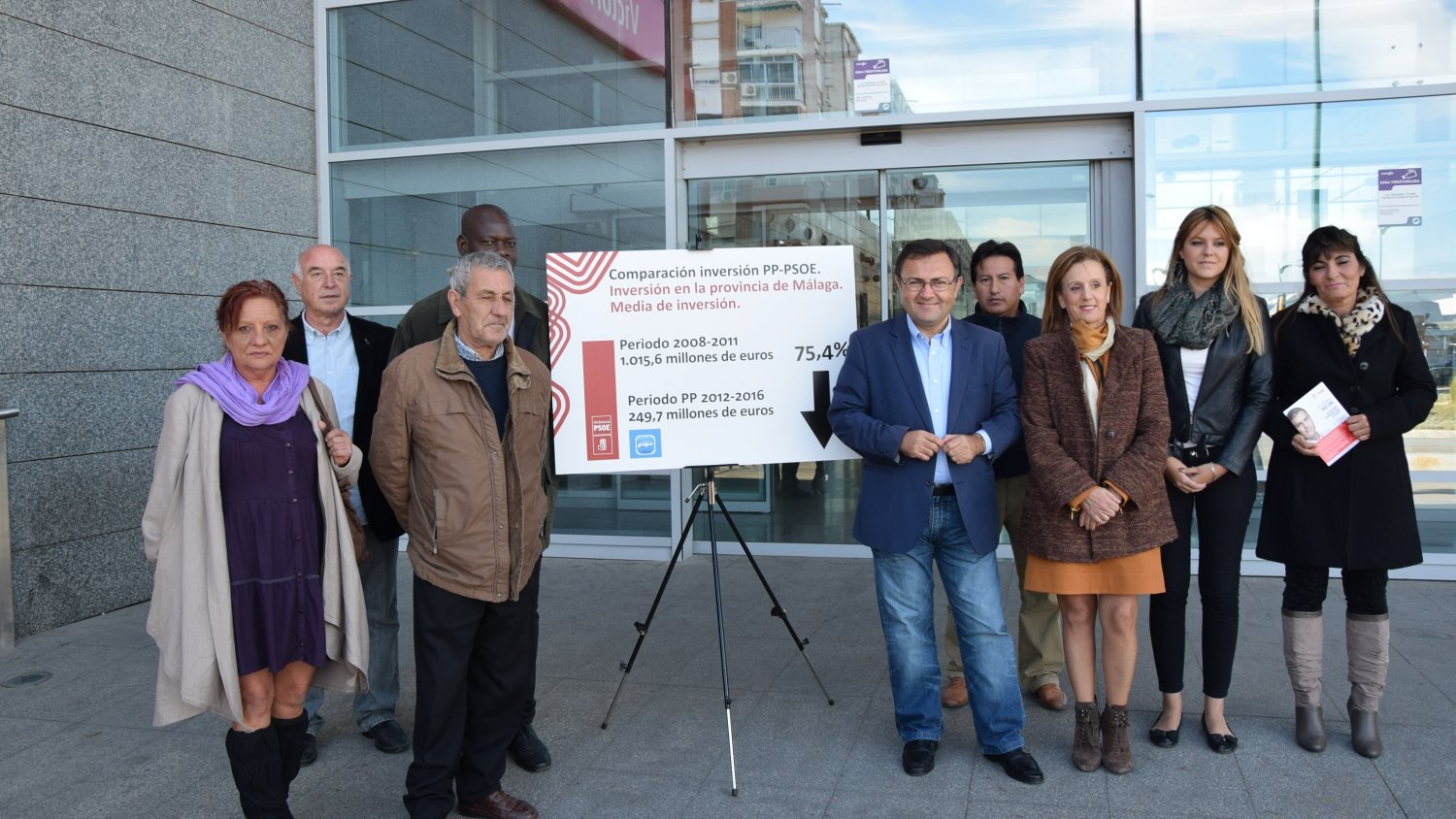 Heredia resume la gestión de Rajoy en Málaga con 