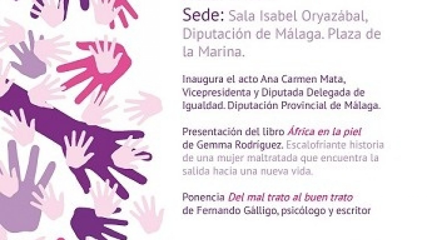 La Asociación de Mujeres en Igualdad organiza un acto con motivo del Día Internacional Contra la Violencia de Género