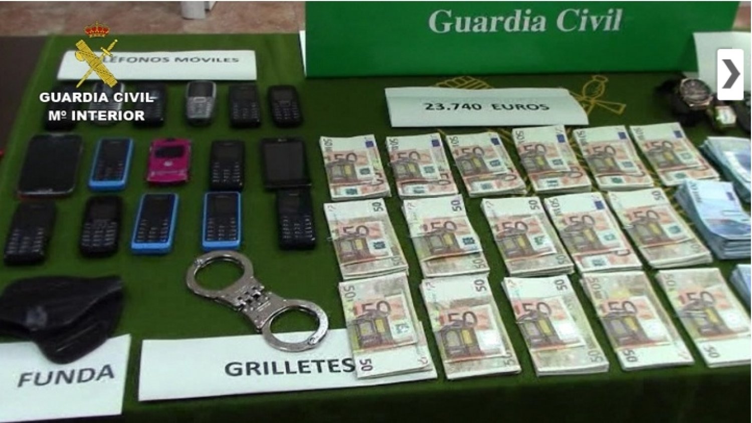 Desarticulan una organización criminal dedicada a la recepción y traslado de hachís desde Málaga a Francia