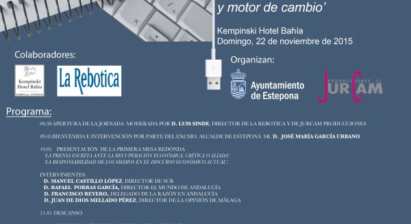 Estepona acoge un encuentro nacional sobre periodismo y vida municipal, que abordará el papel de la Administración local en la economía