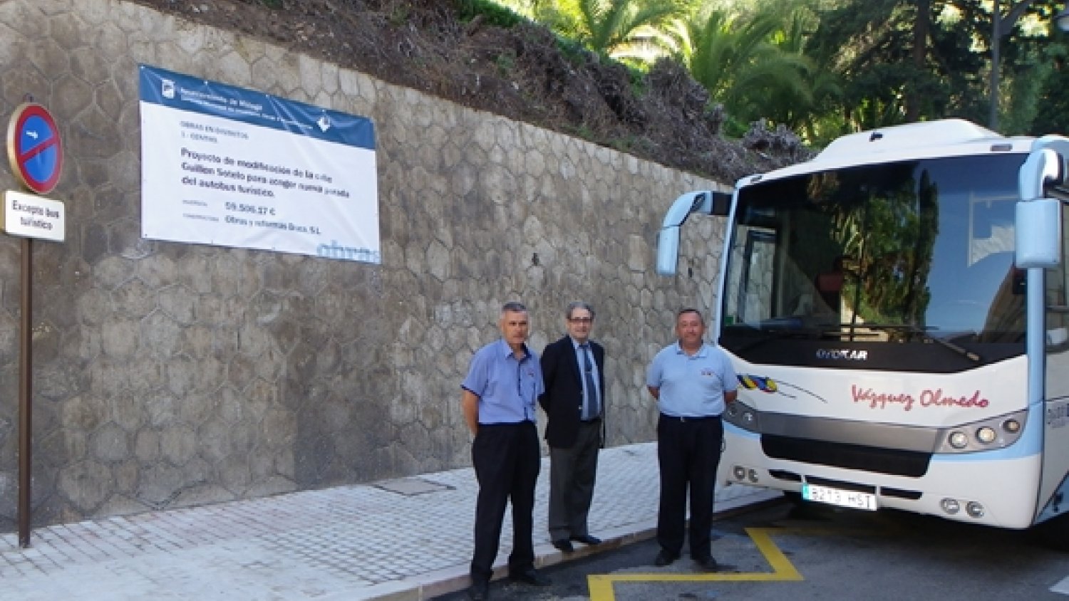Nuevas paradas para el transporte discrecional en el centro de Málaga