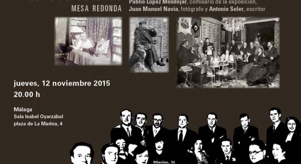 El Centro Cultural Generación del 27 organiza una mesa redonda en torno a la exposición 'El rostro de las letras'