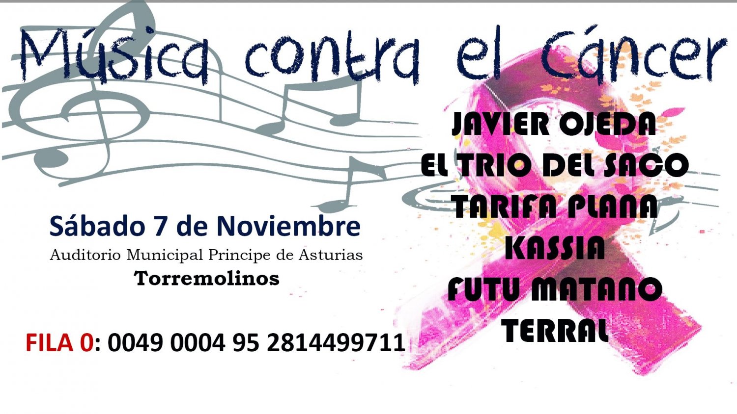 Torremolinos acoge el concierto benéfico 'Música contra el Cáncer'