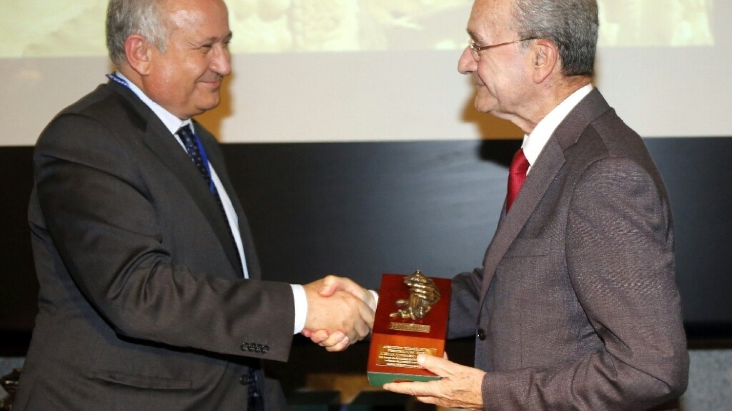 De la Torre recoge el Premio Protecturi concedido al Ayuntamiento por su trayectoria cultural