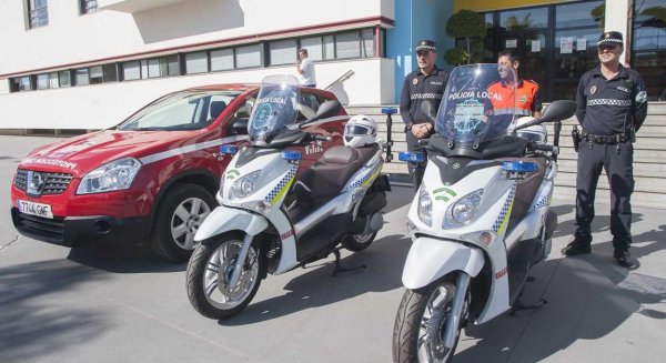 Torremolinos cuenta con tres nuevos vehículos de Policía Local y Protección Civil