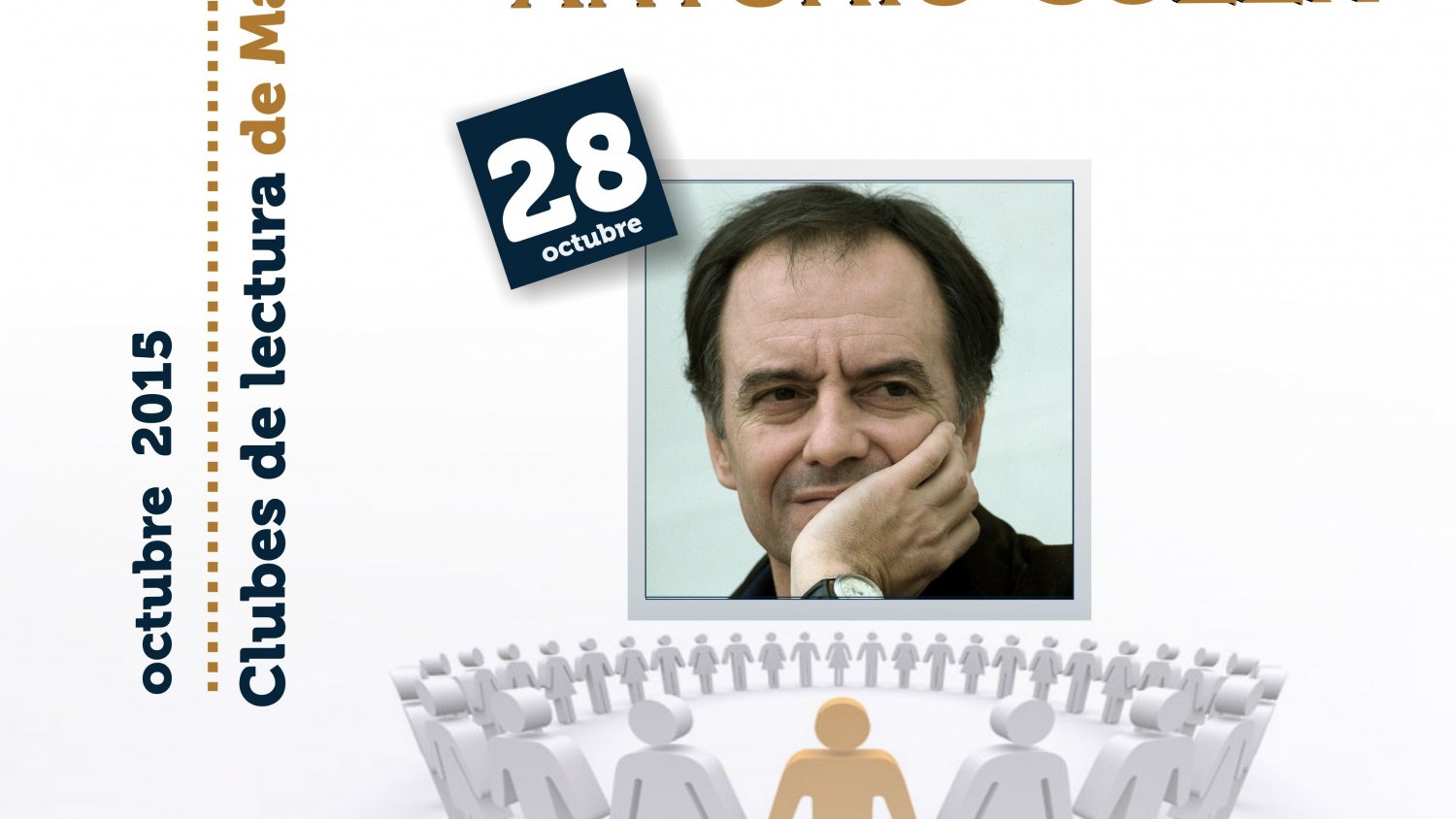 El escritor Antonio Soler mantendrá un encuentro con más de 200 lectores en el Teatro Cánovas