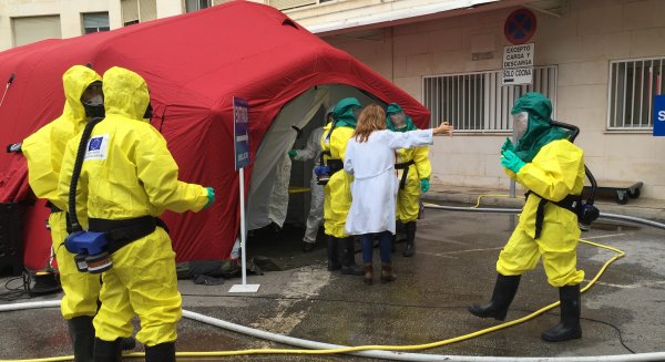 Profesionales del Hospital Regional se forman en atención a víctimas de accidentes de origen nuclear, biológico, químico o radiológico