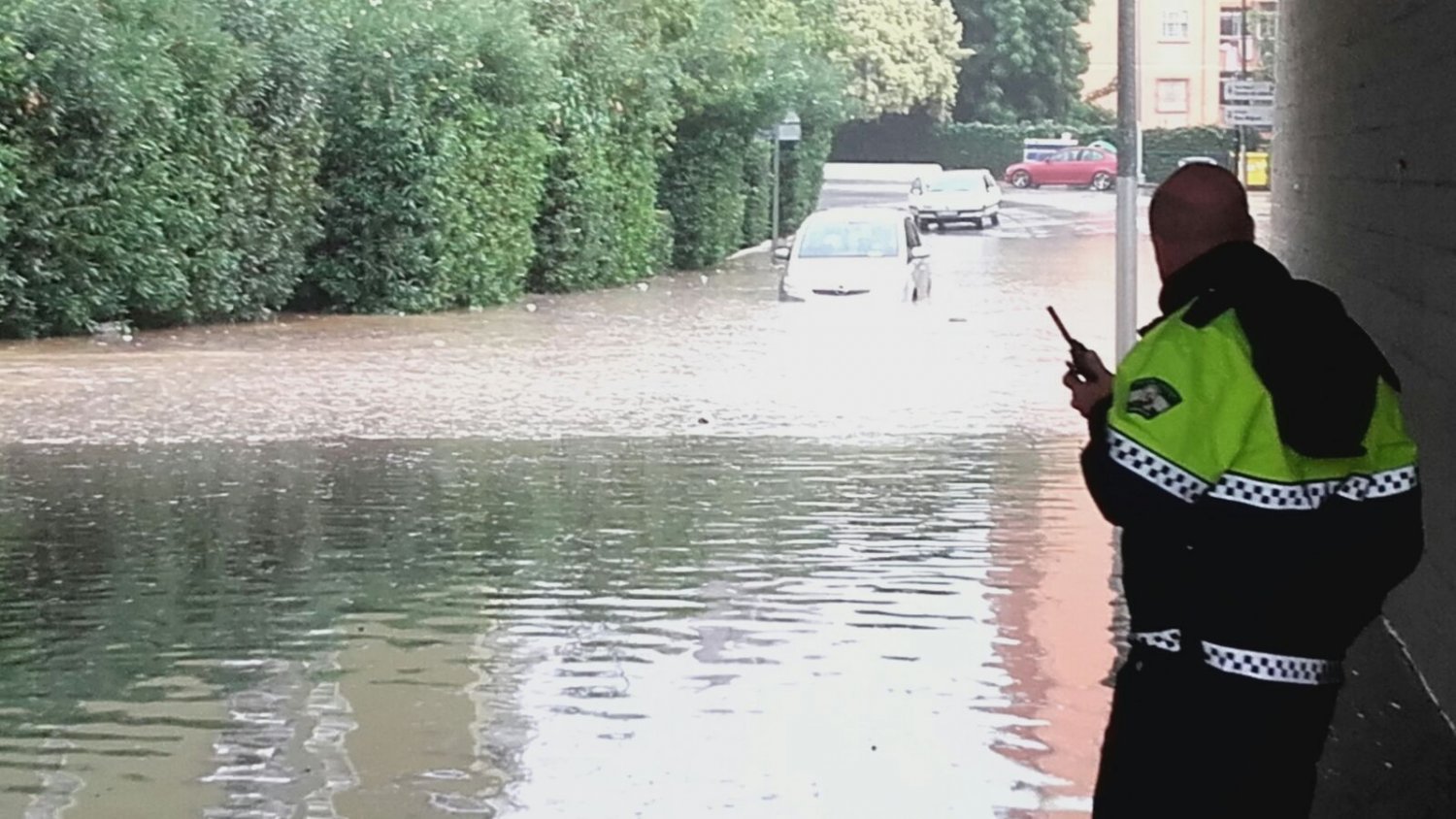 Torremolinos registra más de una veintena de incidencias durante la tromba de agua