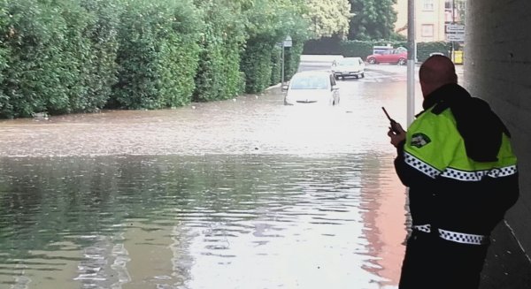 Torremolinos registra más de una veintena de incidencias durante la tromba de agua