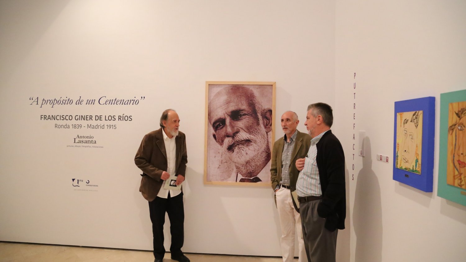 La Sociedad Económica de Amigos del País acoge una muestra homenaje a Giner de los Ríos en el centenario de su muerte