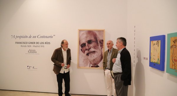 La Sociedad Económica de Amigos del País acoge una muestra homenaje a Giner de los Ríos en el centenario de su muerte