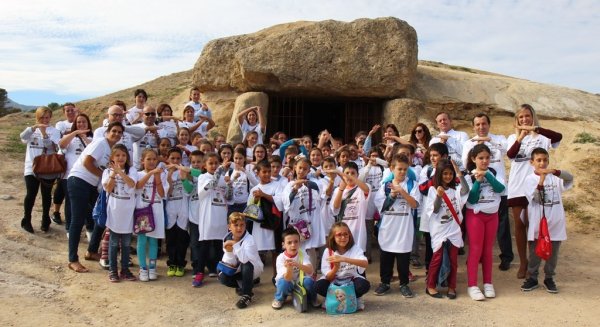 La Junta inicia una campaña para difundir entre los escolares el conocimiento de los Dólmenes de Antequera
