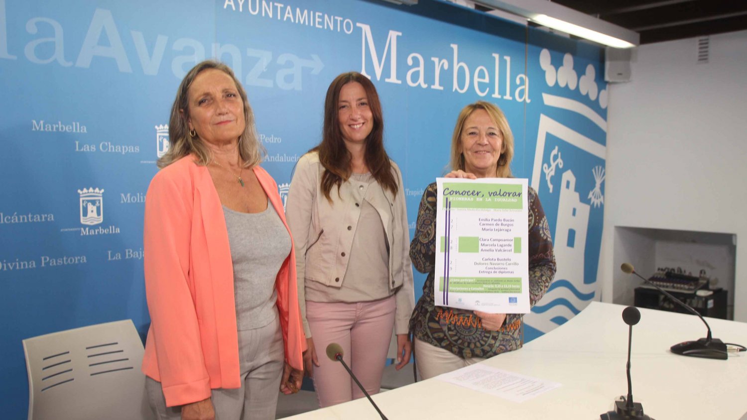 Marbella acogerá el taller 'Pioneras en la igualdad' que ahondará en legados como los de Emilia Pardo Bazán o Clara Campoamor