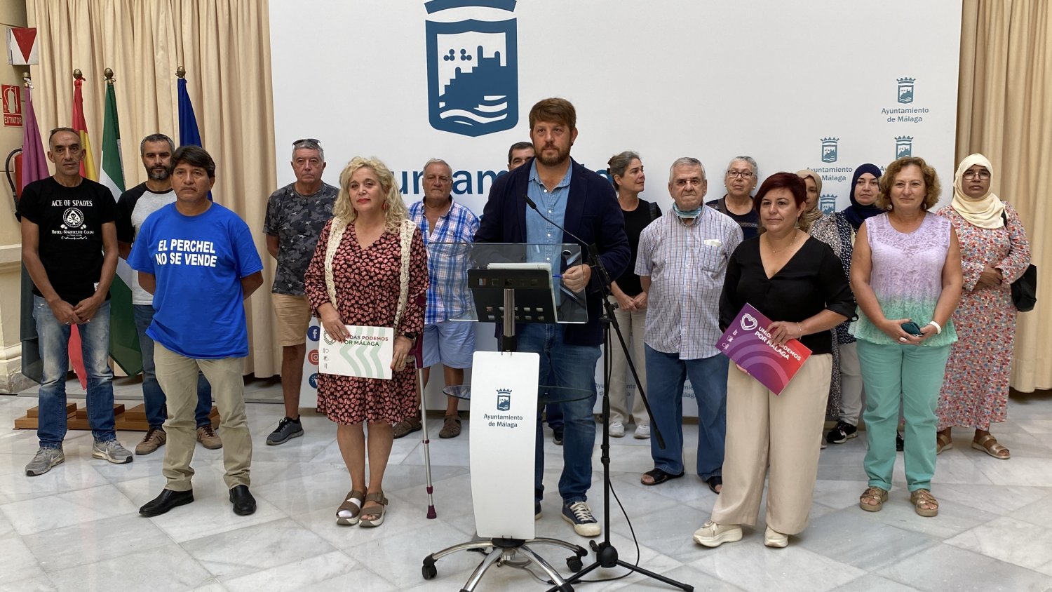 Unidas Podemos pide al alcalde que exija la retirada de las demandas de desahucio y defienda a la vecindad de El Perchel
