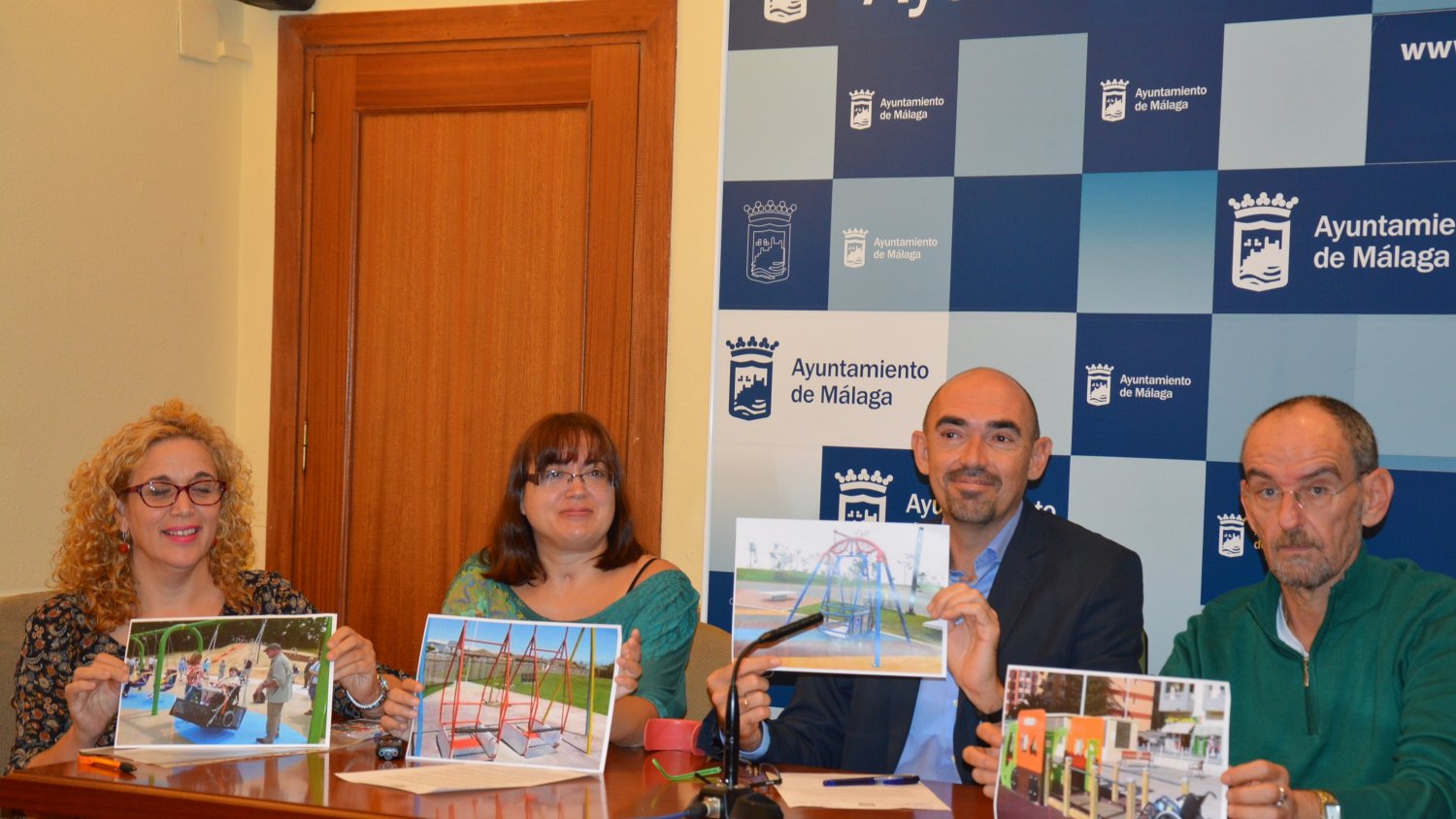 Málaga para la Gente propone adaptar los parques infantiles para que los puedan utilizar niños con todo tipo de capacidades