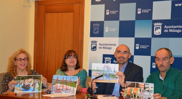 Málaga para la Gente propone adaptar los parques infantiles para que los puedan utilizar niños con todo tipo de capacidades