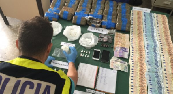 Detenidas 33 personas en la desarticulación de 16 puntos de venta de droga en Málaga