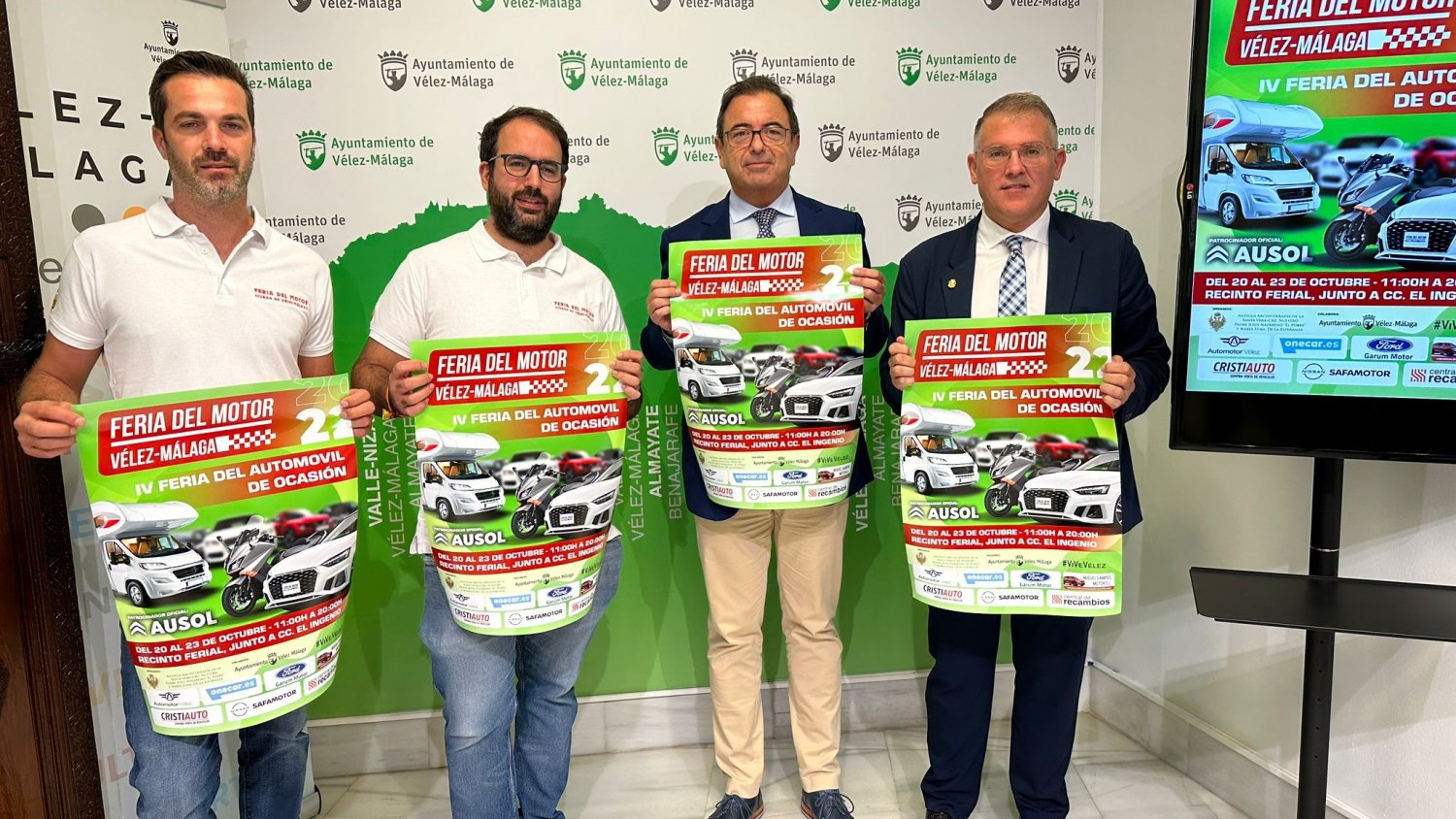 Más de cuatrocientos vehículos se darán cita en la cuarta feria del motor de Vélez-Málaga