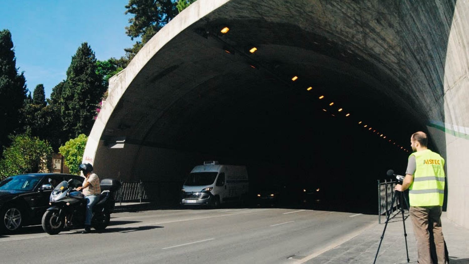 Comienza el estudio de acondicionamiento acústico en el Túnel de la Alcazaba