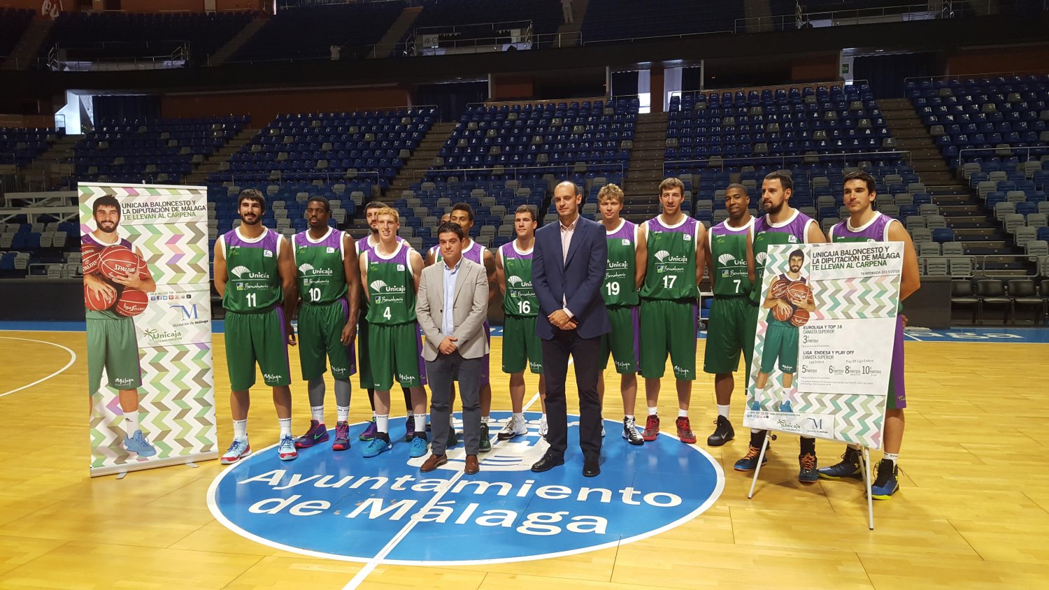 Diputación y el Unicaja seguirán colaborando para llevar el baloncesto a los ciudadanos