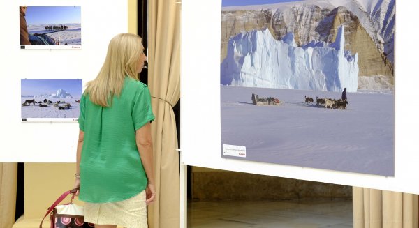 La exposición 'Desafio en el Ártico' se instala en el Ayuntamiento