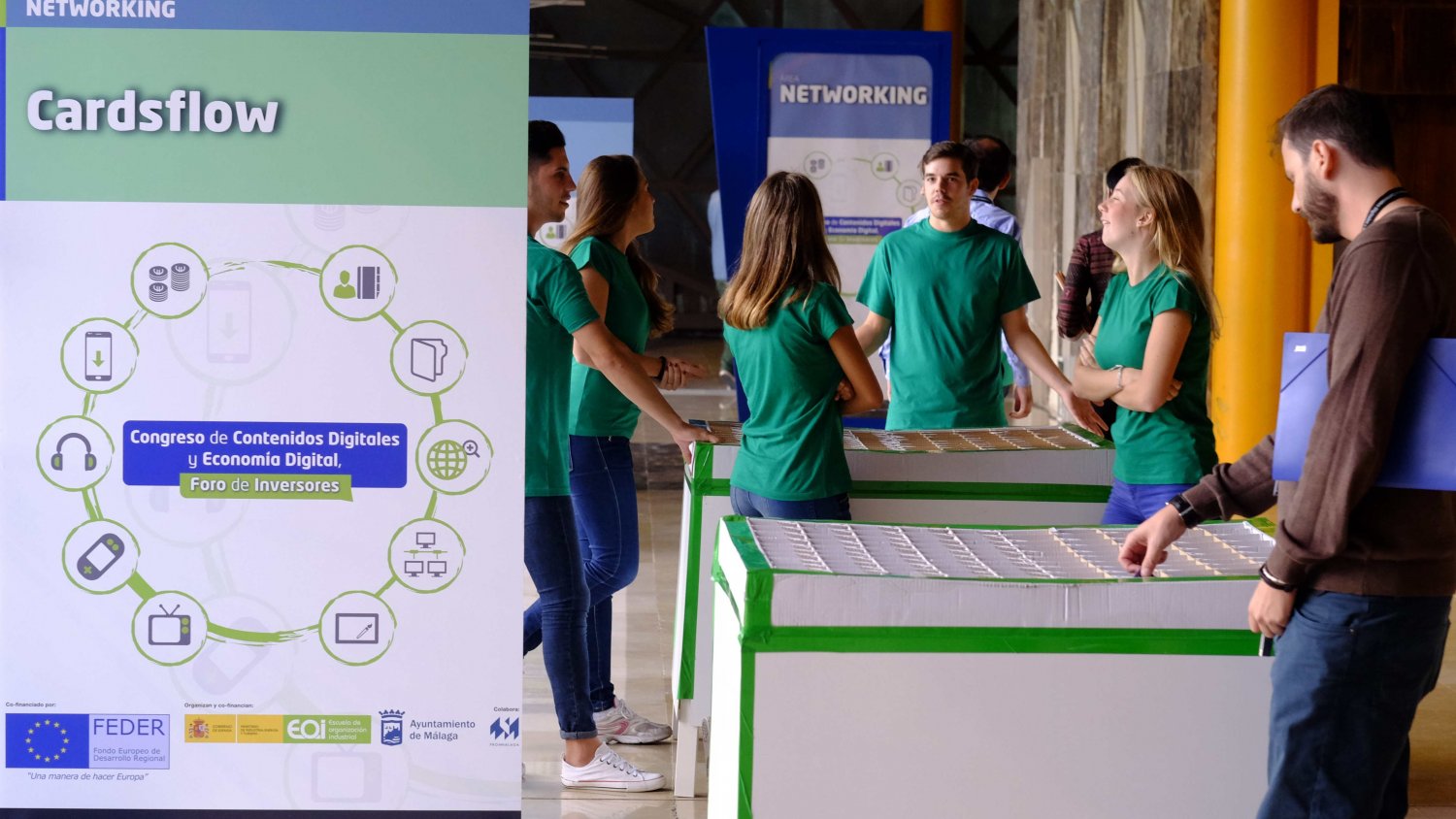 El Congreso de Contenidos Digitales reúne a 300 personas que participan en la ronda de inversión y el espacio 'networking'