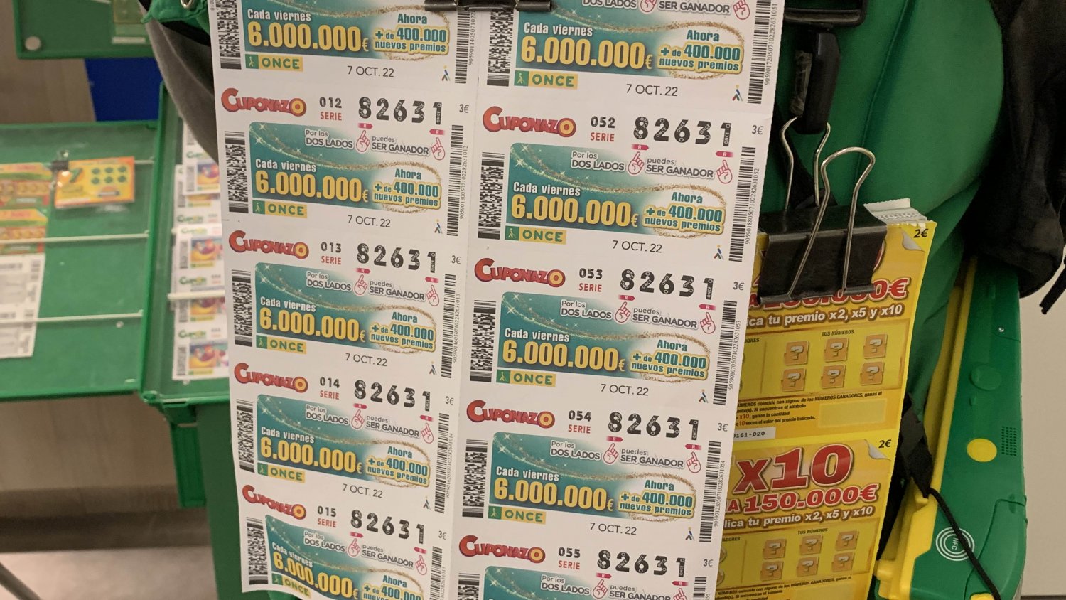 La ONCE renueva el Cuponazo para aumentar un 20% el número de cupones premiados