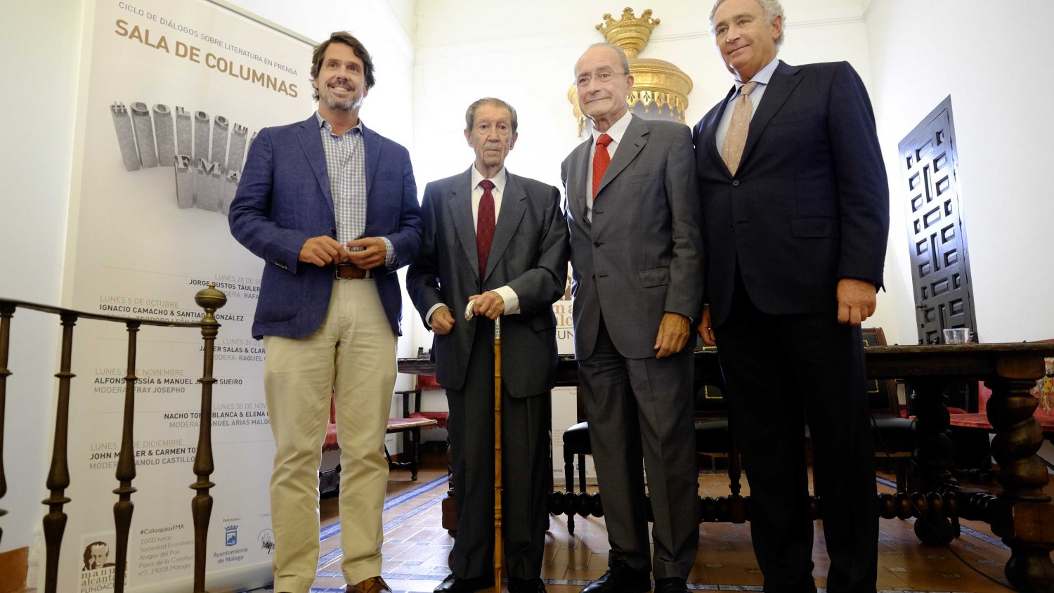 La Fundación Manuel Alcántara y el Ayuntamiento de Málaga presentan el ciclo 'Sala de Columnas'