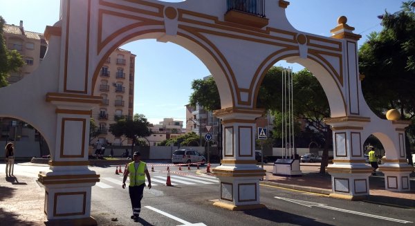 Fuengirola se pone a punto para la elebración de la Feria del Rosario