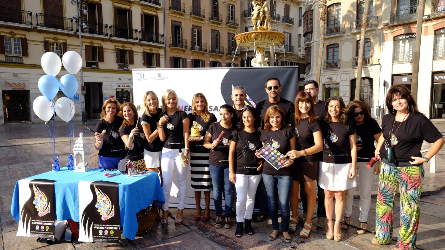Peluqueros y maquilladores ofrecen sus servicios para la lucha contra la violencia de género