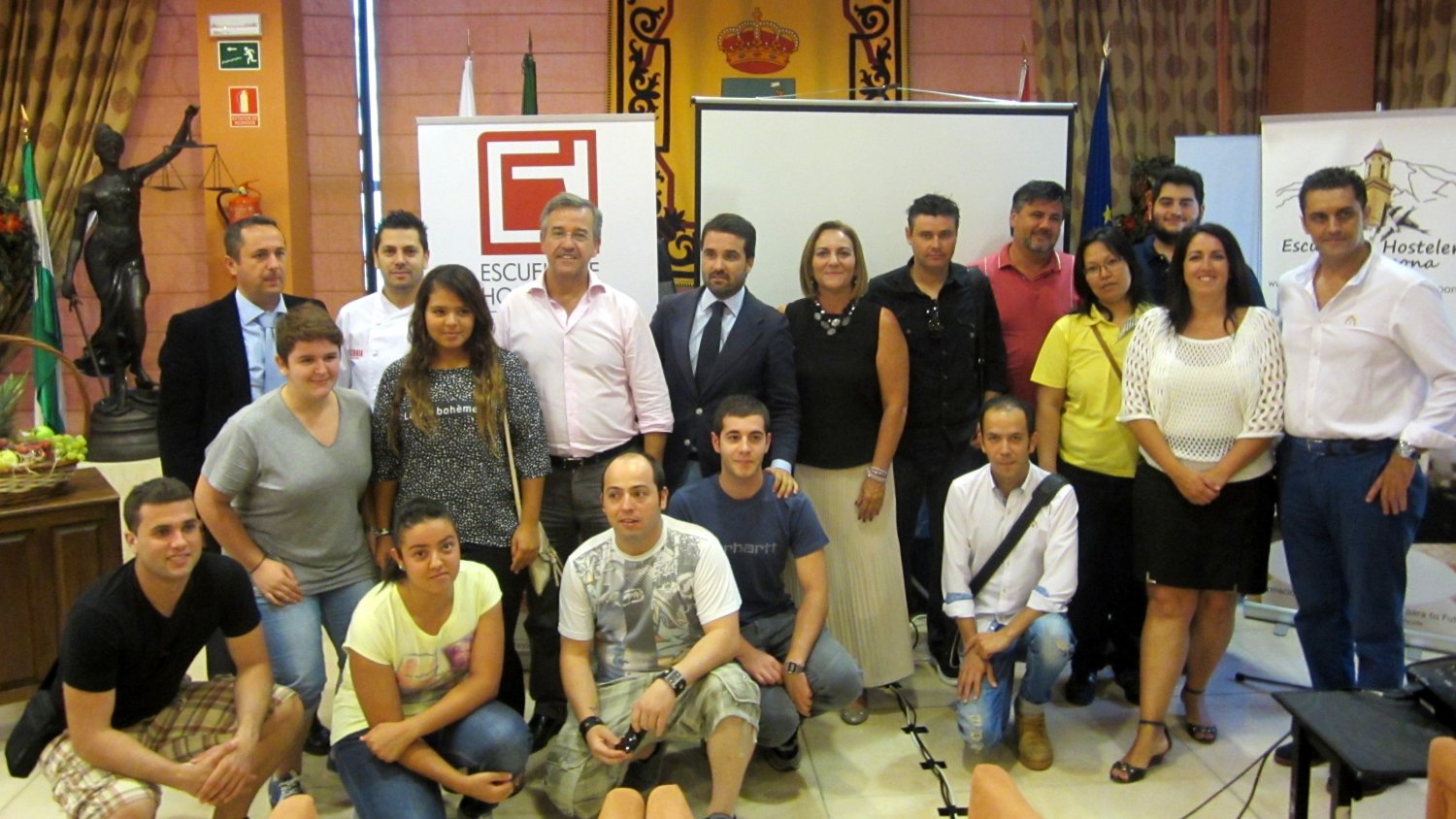 Una treintena de alumnos inician el curso en Escuela de Hostelería de Estepona, 