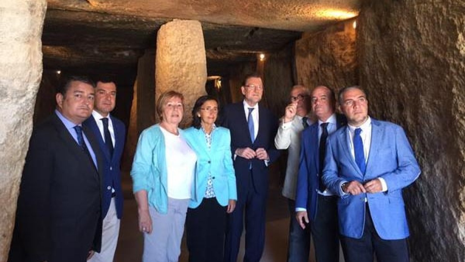 Rajoy respalda la candidatura de los Dólmenes, un 