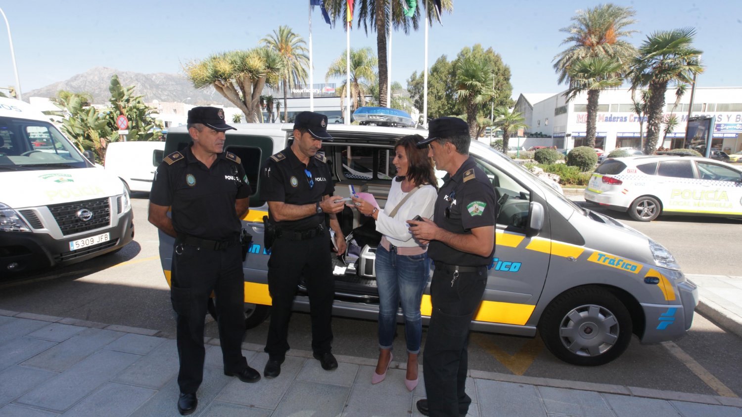 La Policía Local de Marbella participa en un proyecto piloto de la UE para concienciar sobre los peligros de las drogas al volante