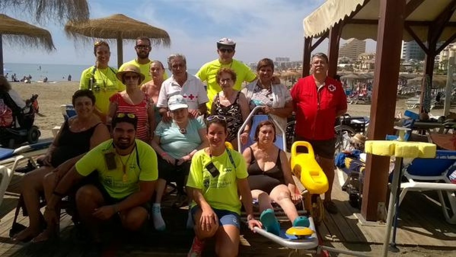 El programa 'Contamos contigo, sin barreras' de Benalmádena realiza un total de 240 baños