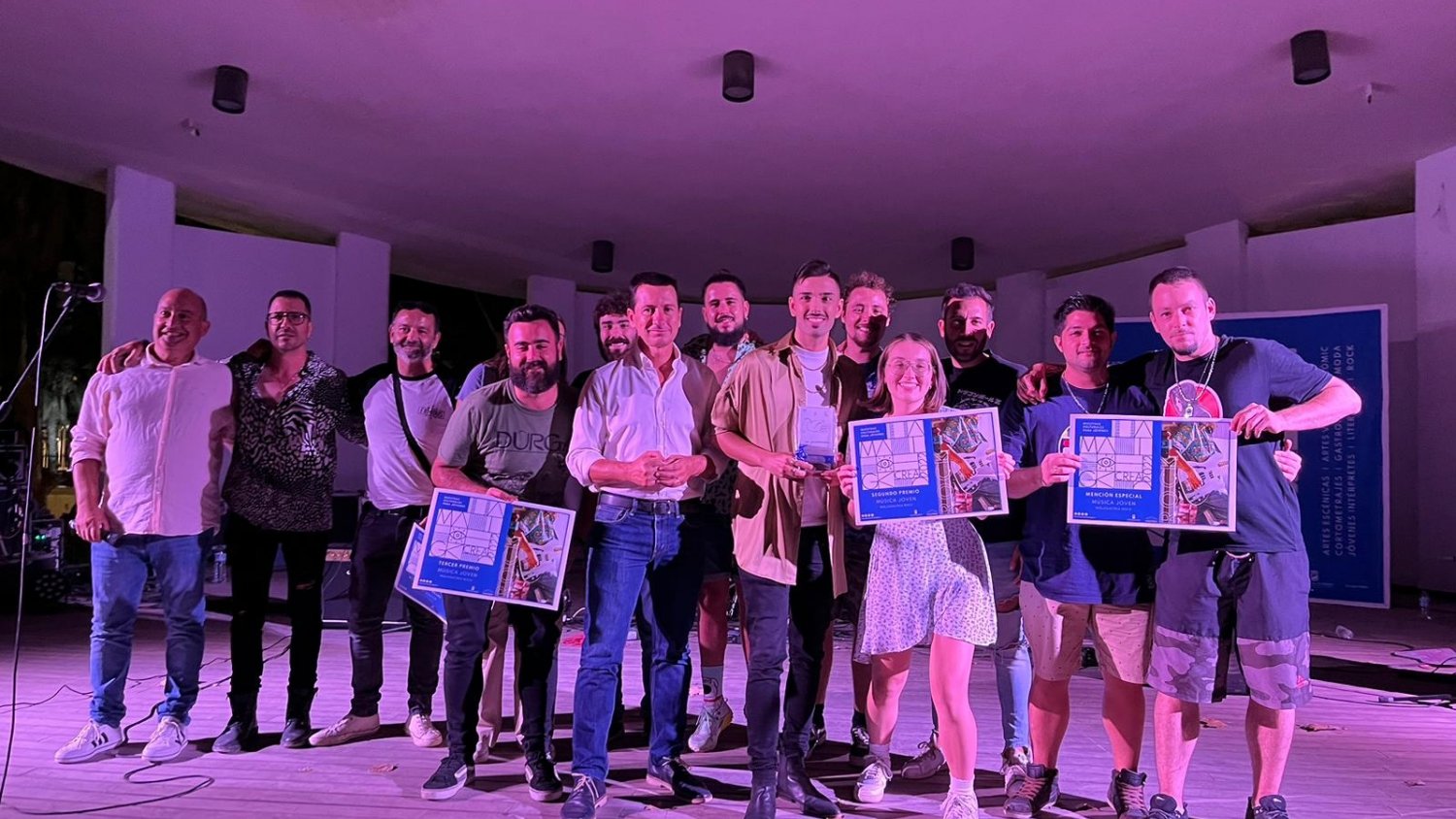 El solista Sergio Gómez se alza con el primer premio de la muestra de música 'MálagaCrea Rock' 2022